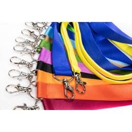 Jednobarevné šňůrky na klíče