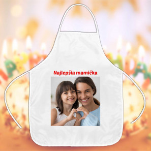 Kuchyňská zástěra s fotkou pro dospělé