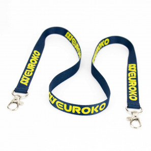 Klíčenka so sítotiskem se dvěma karabinami