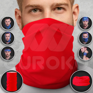 Pre-Finished Tube Scarf for Adults Halloween