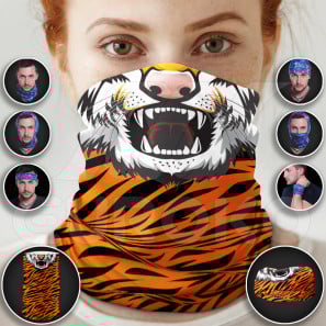 Tube Scarf for Adults Tiger