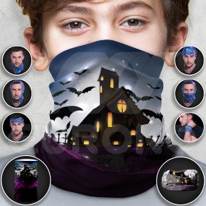 Tube Scarf for Kids Halloween