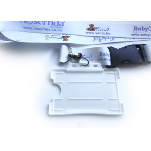 Tvrdé pouzdro, rámeček - 9*6 cm - bílý