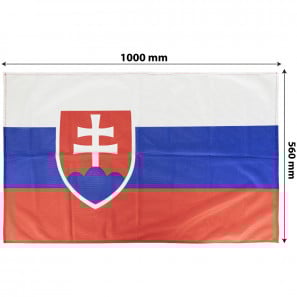 Vlajka velká s potiskem (67X125CM)