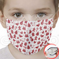 Face Masks for Kids Christmas red