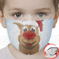 Face Masks for Kids Rudolf