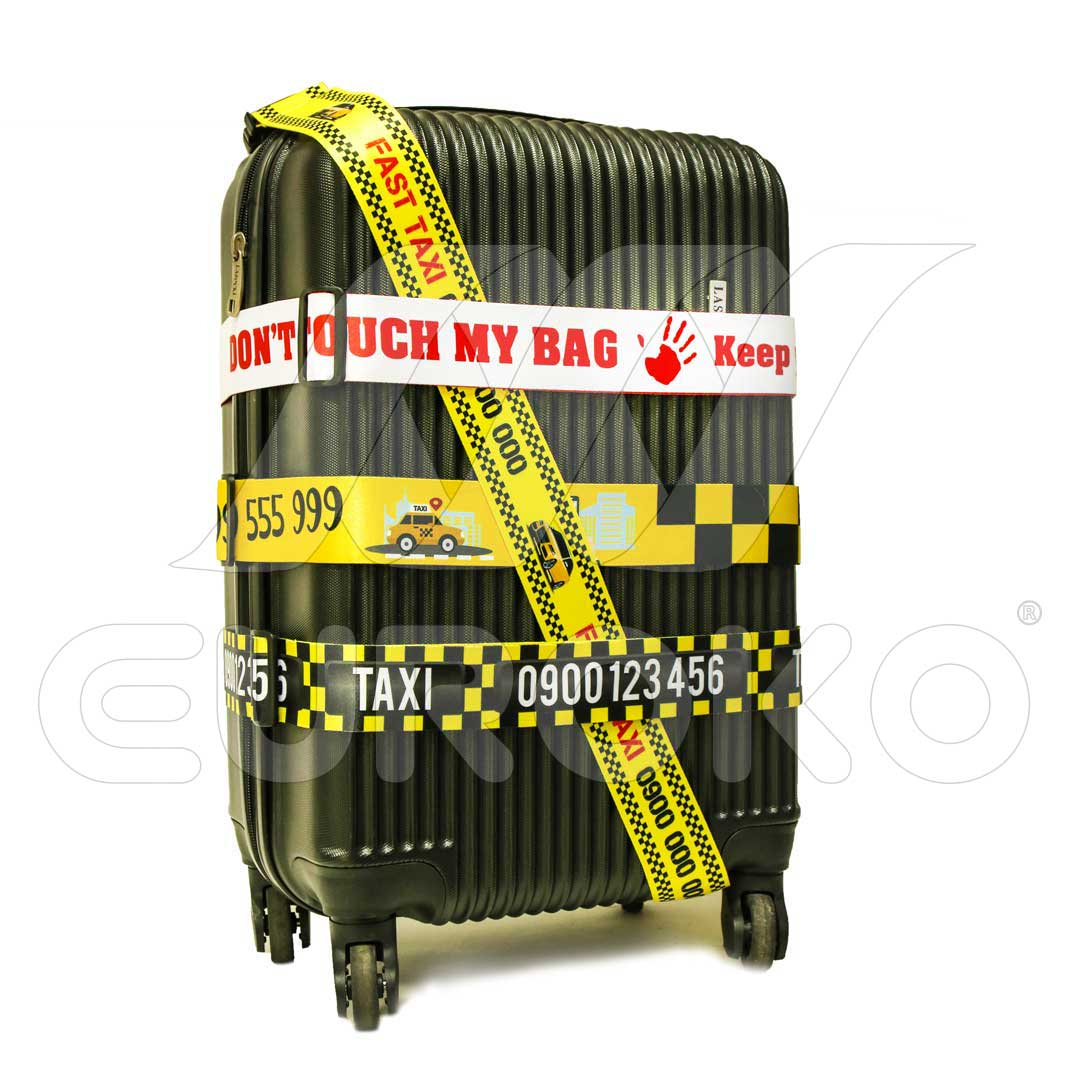 Unikátní stahovací pás na kufr Unikátní stahovací pás na kufr